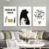 Black and white landscape photography, living room decorative paintings, modern and simple dining room architectural hanging paintings, hotel model room combination murals Application Scenario
